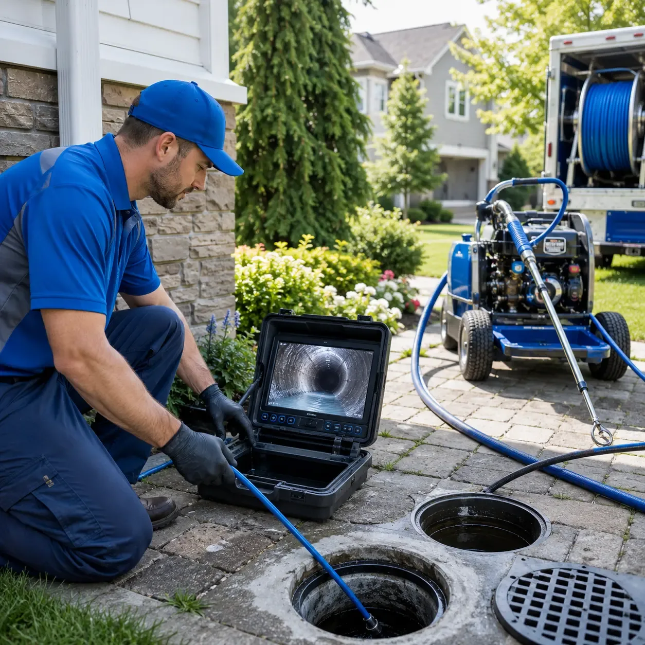Outdoor drain cleaning professionals serving Brodheadsville, PA